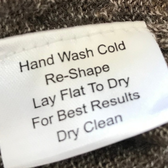 Joseph Abboud Vintage Brown Knit Sweater Med - Picture 7 of 8